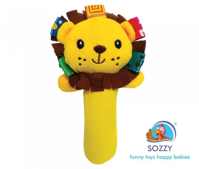 Sozzy Toys Çıngıraklı Sıksık Aslan - SZY158