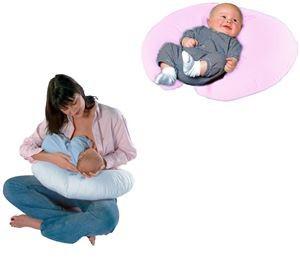 Sema Baby Emzirme ve Bebek Destek Minderi - Pembe