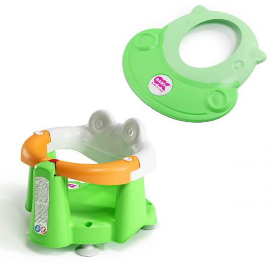 OkBaby Crab Banyo Oturağı & Hippo Banyo Siperliği / Yeşil